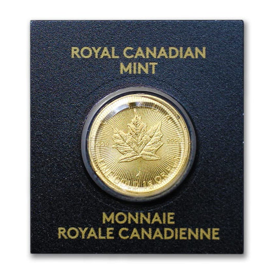 Rare 2023 1 Gram .9999 Canadian Gold Maple Leaf Coin BU – Historical Treasures