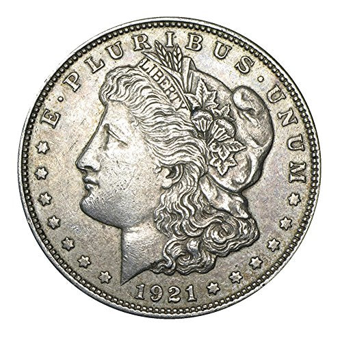 Historical 1921 Morgan Dollar - 90% Silver, Very Good Grade, Circulated