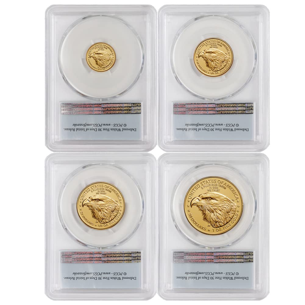 Collectible 2023 Gold Eagle Coin Set MS-70 First Strike - Perfect Condition