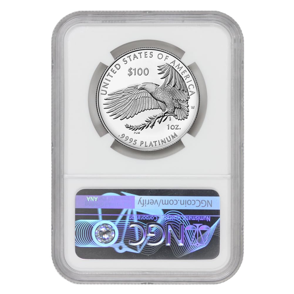 Perfect 2023-W Platinum Eagle PF-70 Ultra Cameo - First Day Issue, OGP”