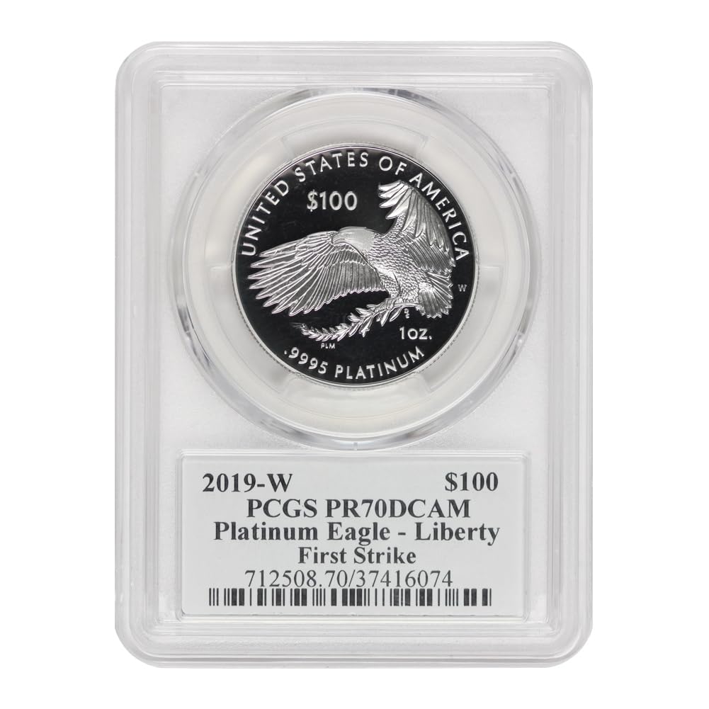 2019 American Platinum Eagle - Perfect PR-70 DCAM, First Strike, Haise Label