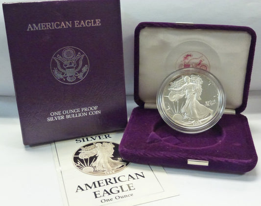 1988 S American 1 oz. Silver Eagle Dollar Proof US Mint