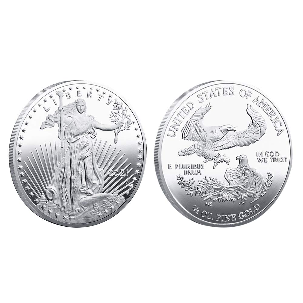 Unique 2021 Statue of Liberty Commemorative Coin Set – Bestkai Gold & Silver Edition!”