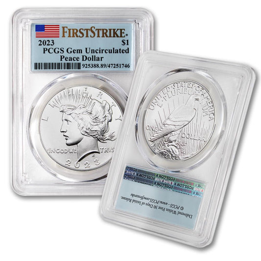 Exclusive 2023 American Peace Silver Dollar – First Strike Gem BU Coin!”