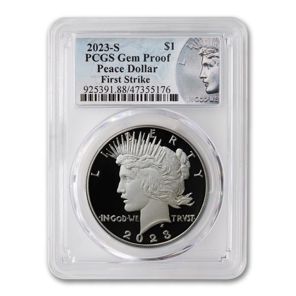 2023 S Peace Silver Dollar Proof Coin Gem Proof (First Strike) $1 PCGS GEMPR