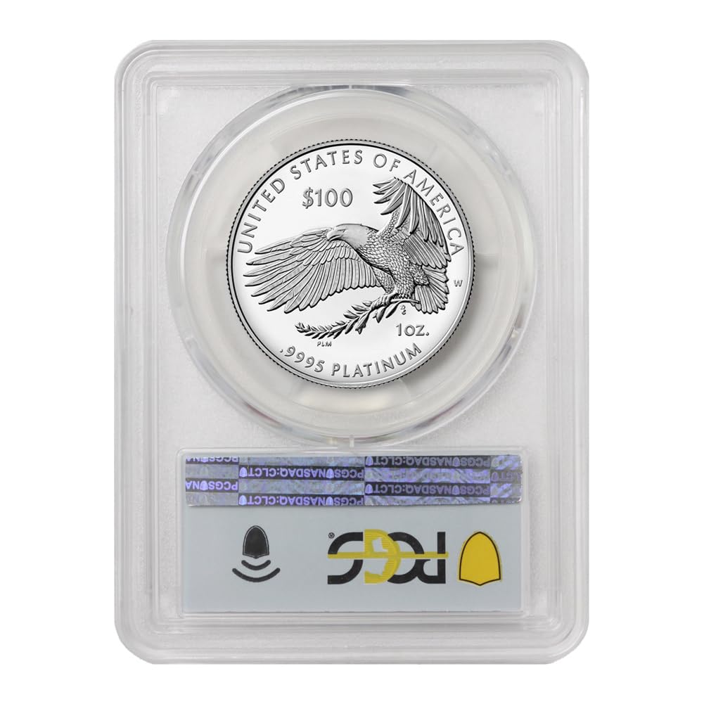 Perfect 2023-W Platinum Eagle PF-70 Ultra Cameo - First Day Issue, OGP”