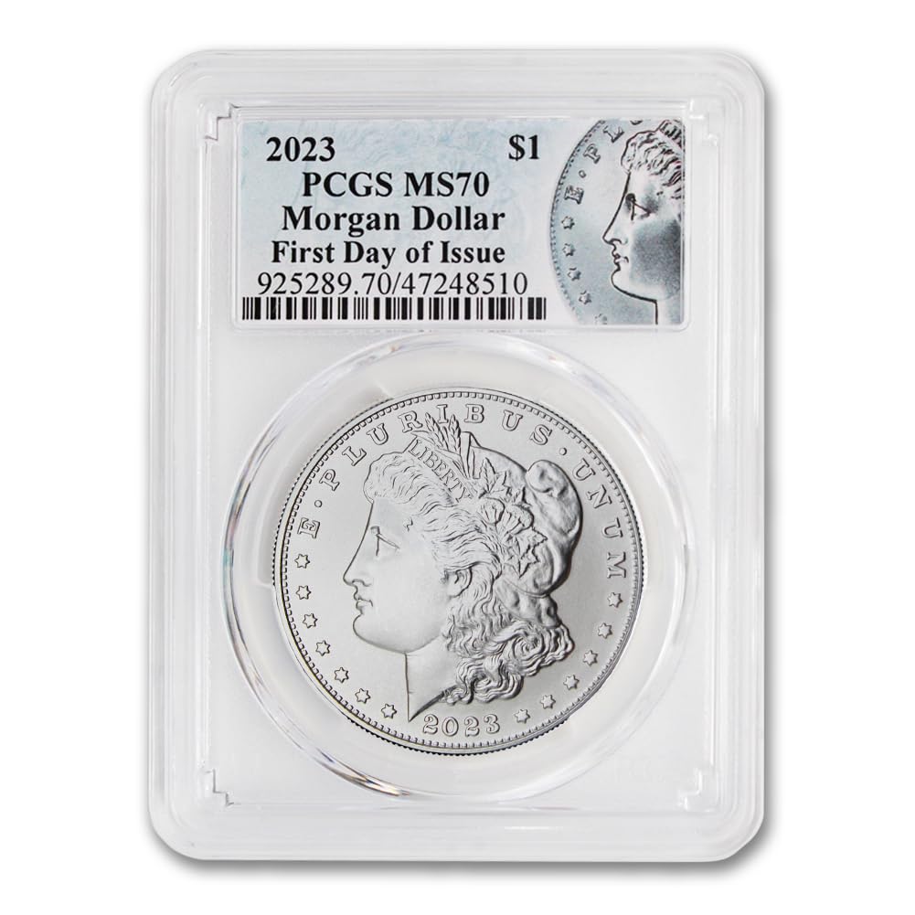 2023 Morgan Silver Dollar Coin MS-70 (First Day of Issue) $1 PCGS MS70