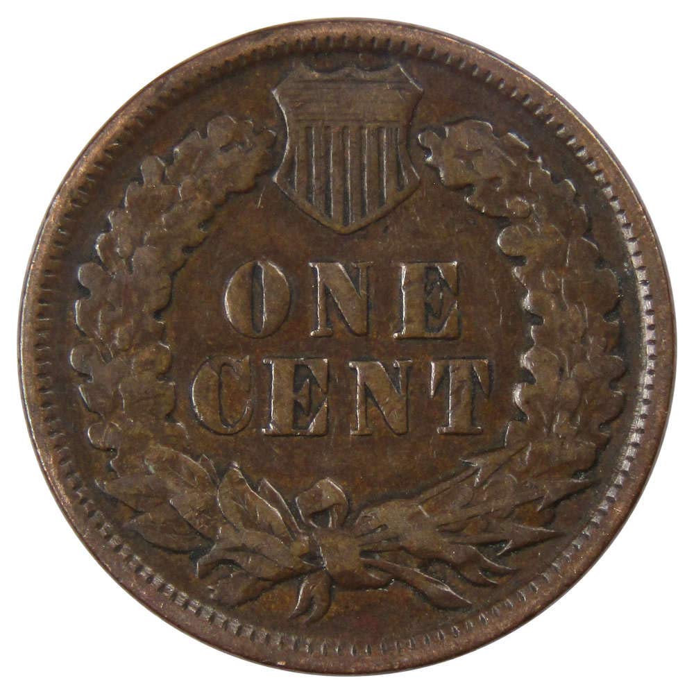 1896 Indian Head Cent Bronze Penny 1c Coin Collectible