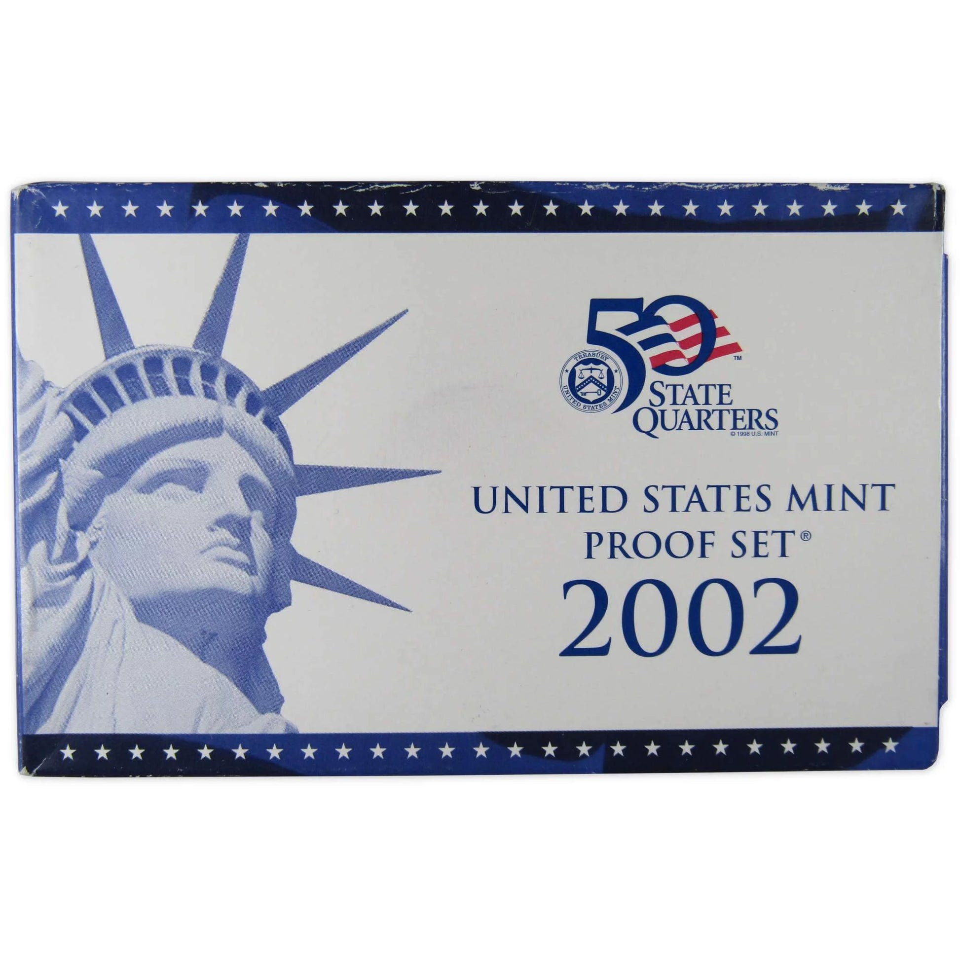 2002 Clad Proof Set U.S. Mint Original Government Packaging OGP COA