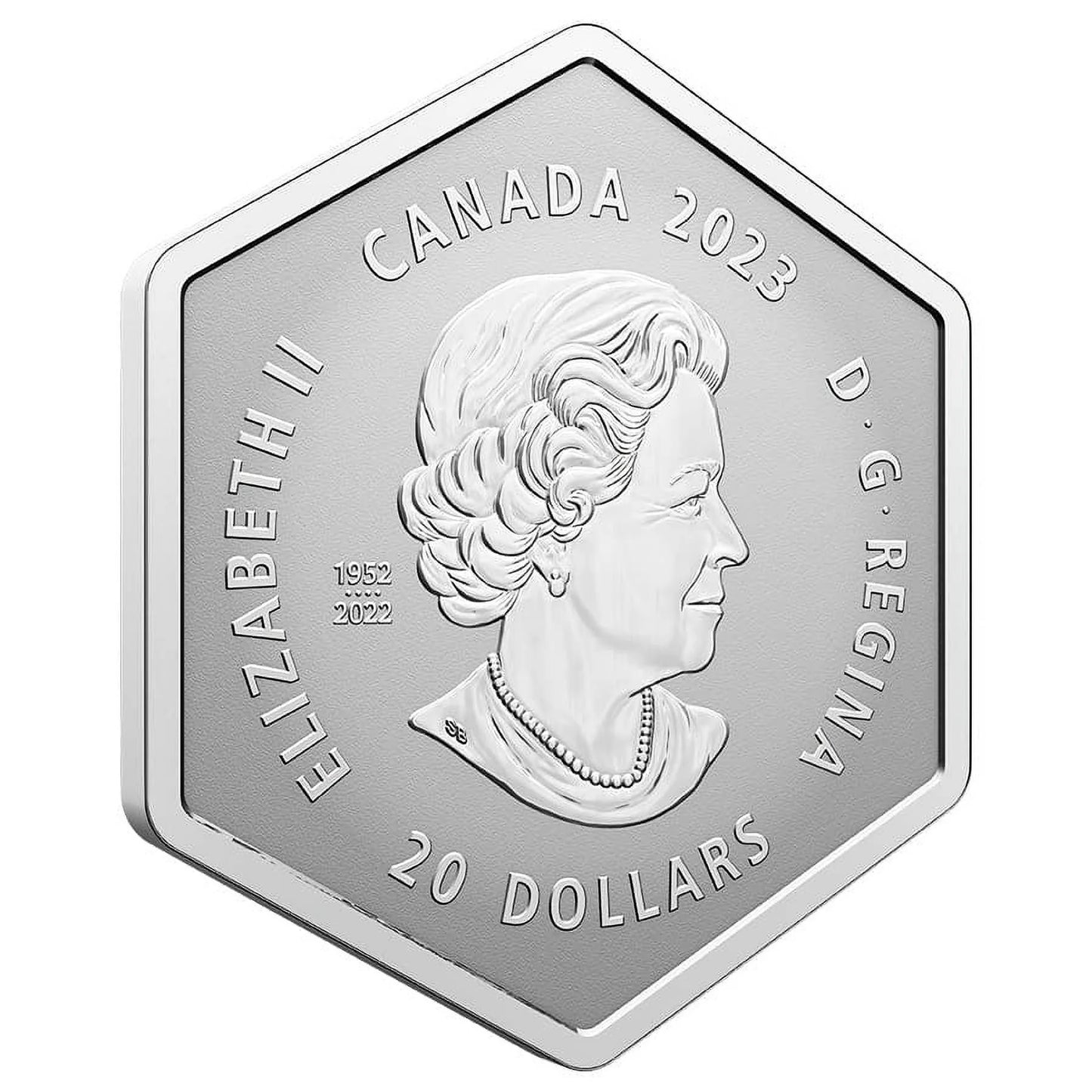 2023 Canada 1 Oz Silver Snowflake Crystal Coin