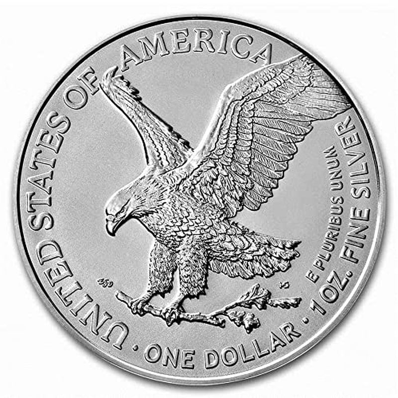 2024 - American Silver Eagle .999 Fine Silver with Our Certificate of Authenticity Dollar US Mint Uncirculated