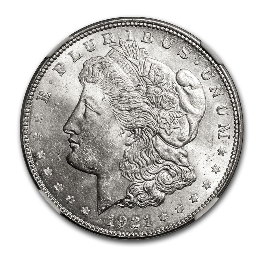 1921-D Morgan Dollar MS-62 NGC