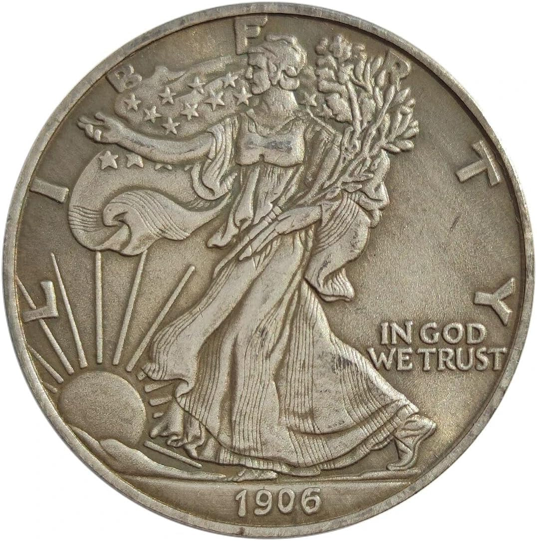 MOZART Replica Artistic Hobo Nickel 1791 Statue of Liberty Olive Branch Ear of Wheat Commemorative Coin Antique Feng Shui Rare Coin Commemorative Coin Antique Decorations Lucky Coin