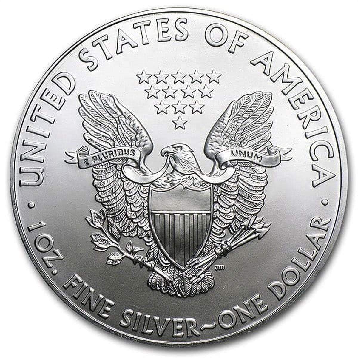 U.S. Mint Silver American Eagle Coin - Random Year, Type 1 Reverse (Dates Our Choice),Bullion