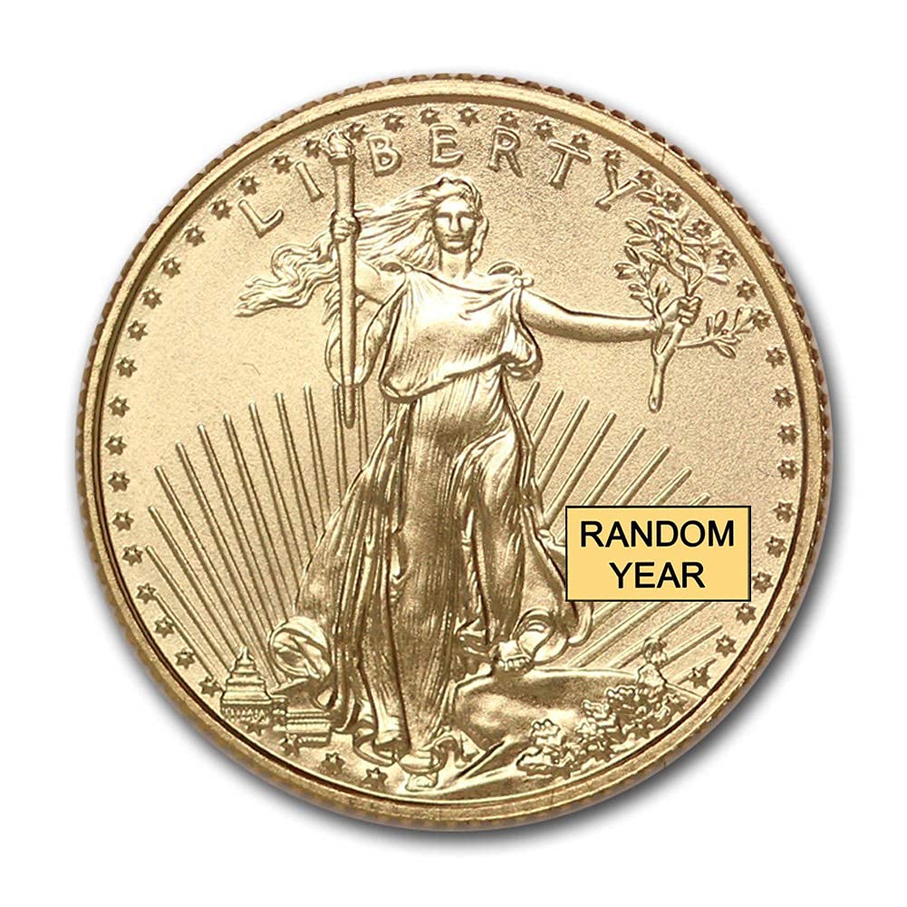 1986-Present 1/10 oz Gold American Eagle BU – Random Year, COA Included!”