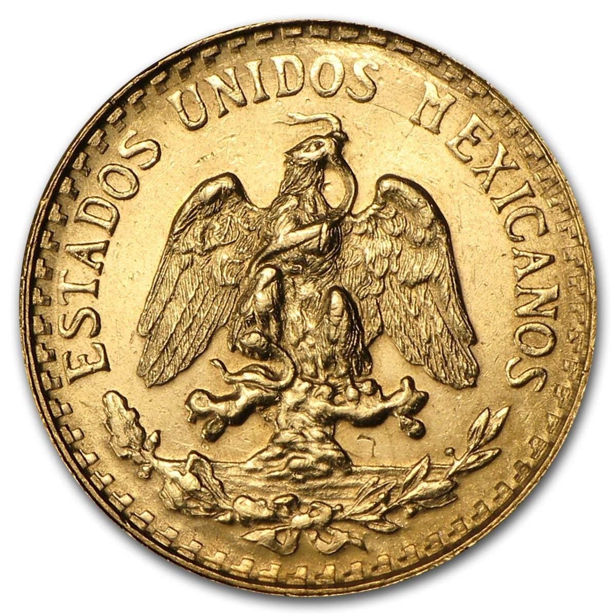 Rare Mint Condition Mexican 1/5 Hidalgo Gold 2 Pesos Coin – Historical Treasure!