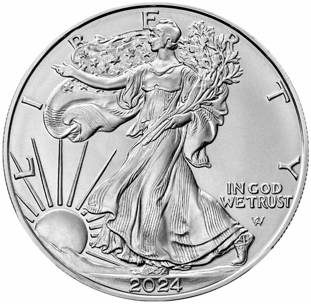 2024 American Eagle Silver Coin 1 oz 999 Fine Silver $1 Brilliant Uncirculated New