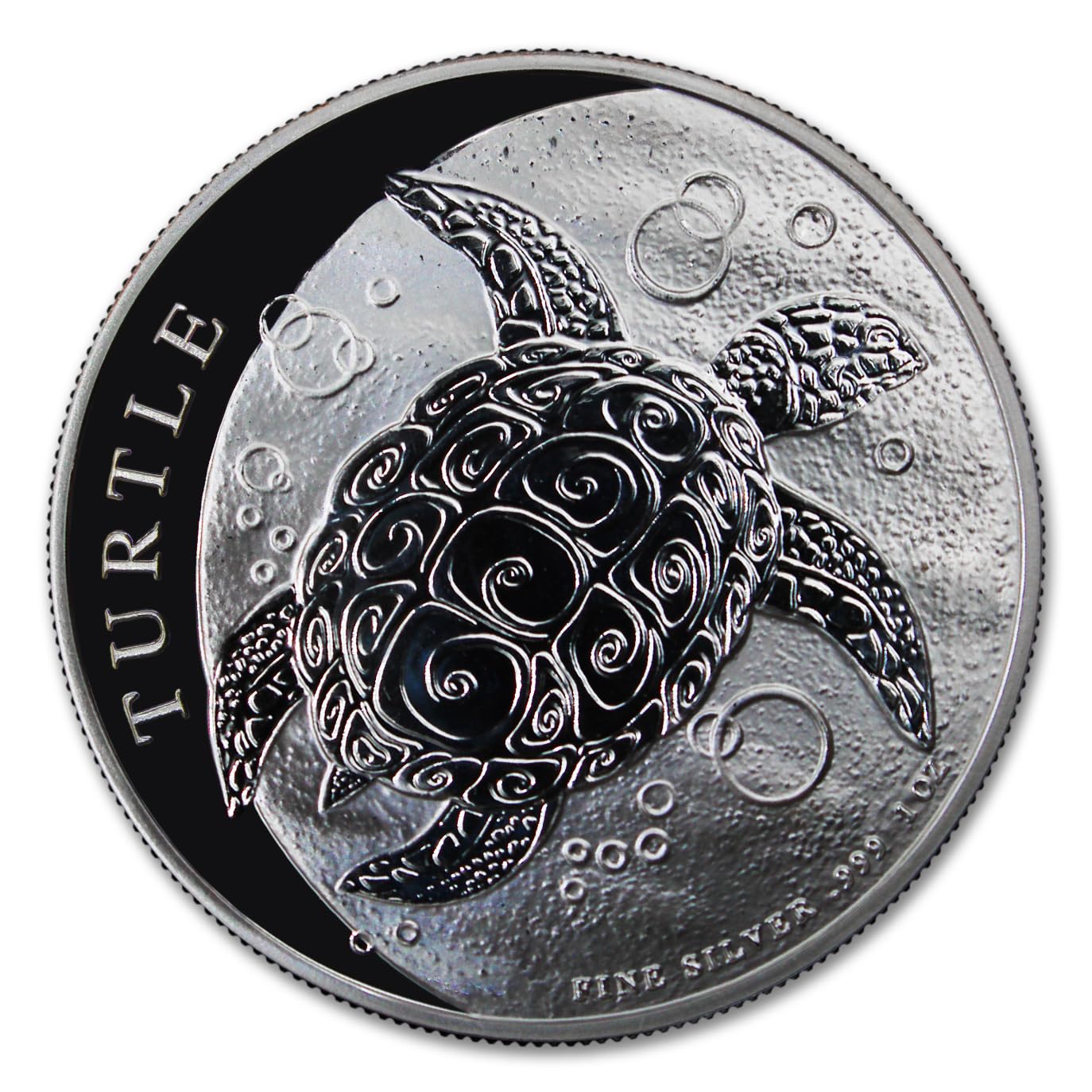 Brilliant Uncirculated 2022 Niue $2 Silver Hawksbill Turtle Coin - Rare Gem!