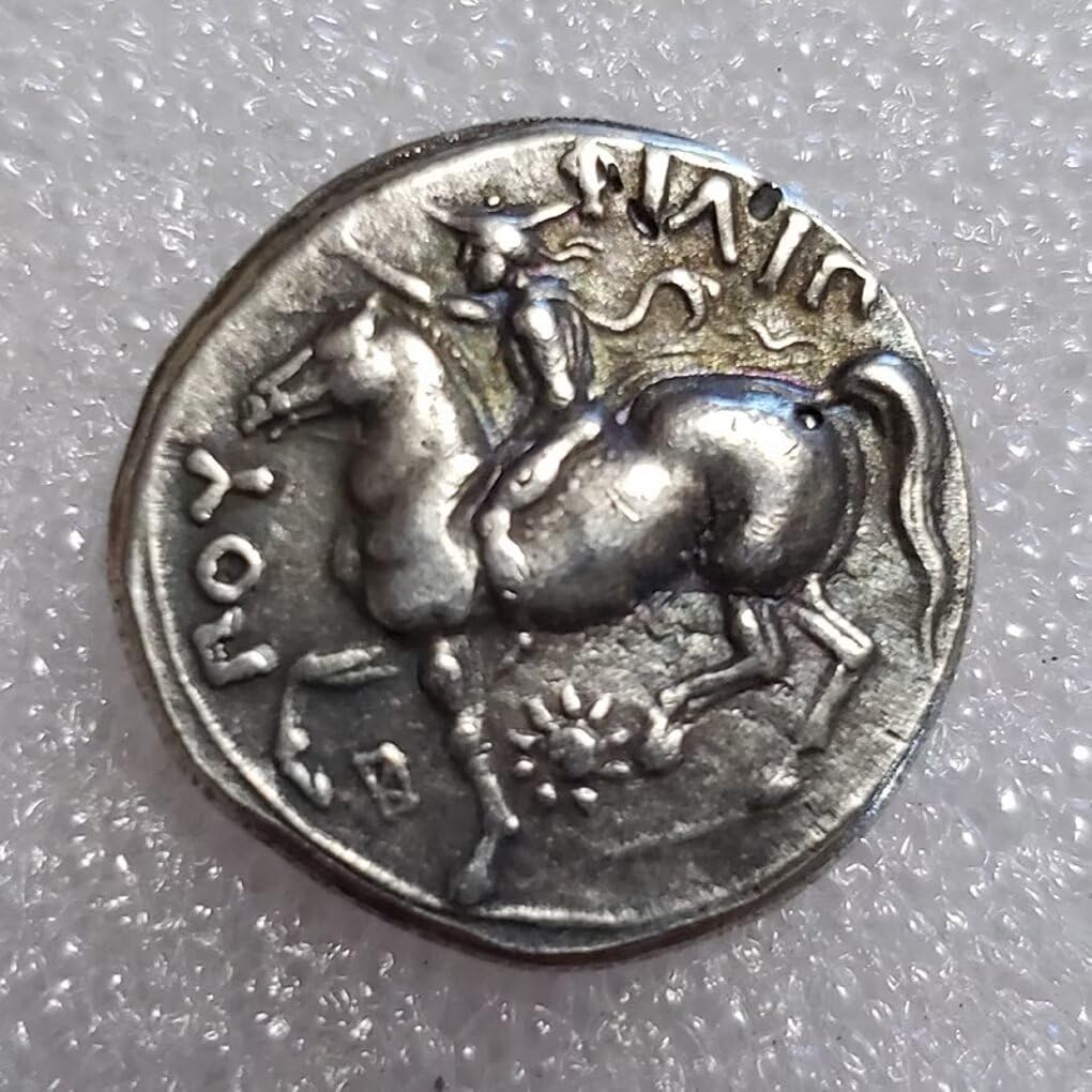 Silver Plated Ancient Greek Coins - Reproduction Replica for Collection