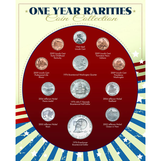 American Coin Treasures – One Year Rarities Coin Set with COA