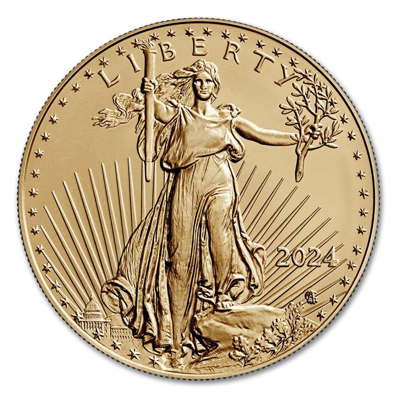 2021 1/4 oz Gold American Eagle Coin - Brilliant Uncirculated