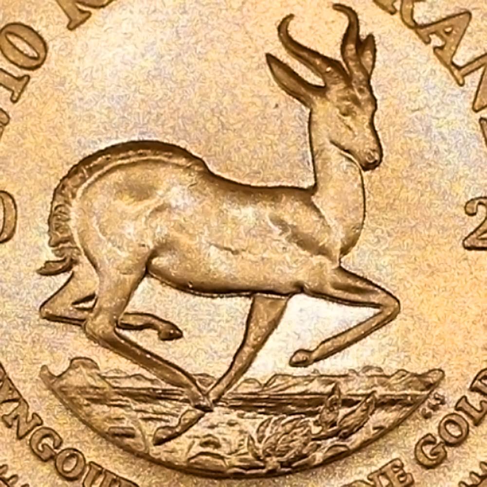 Rare 2022 1/10 oz South African Gold Krugerrand – BU with COA!