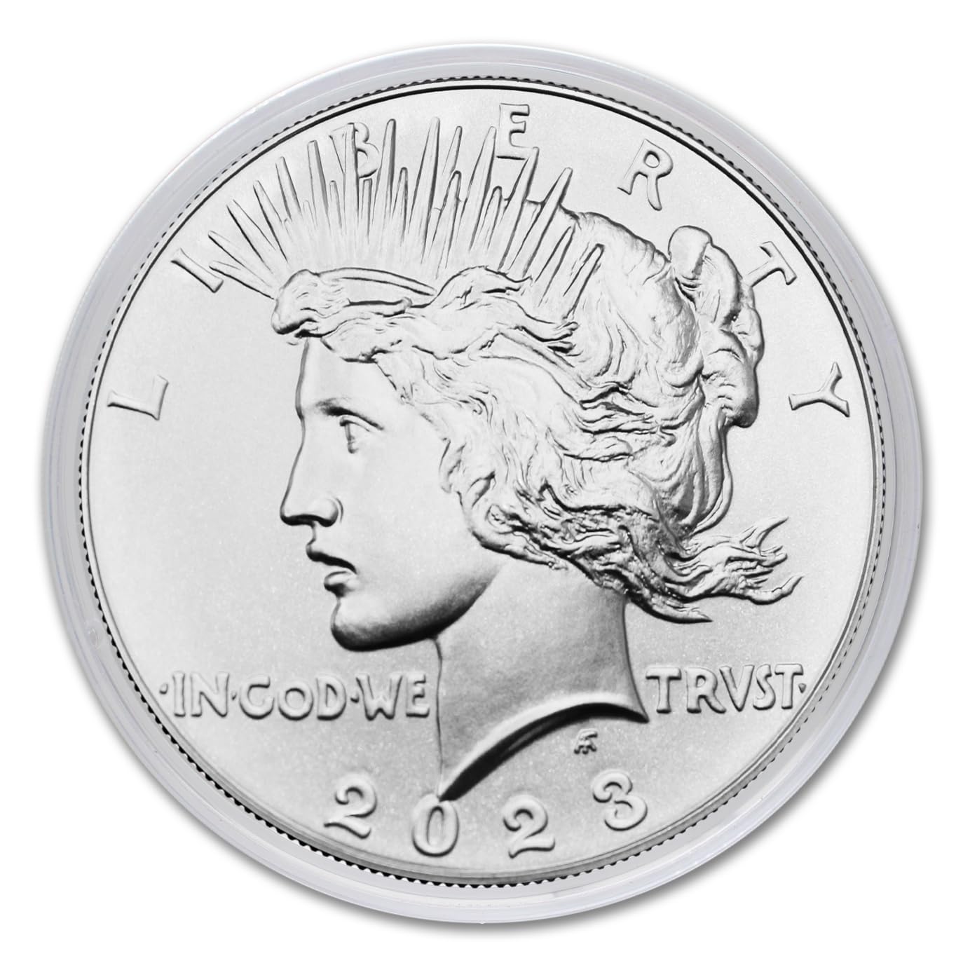 Rare 2023 1 oz Silver Peace Dollar – BU Condition with COA & Government Packaging!