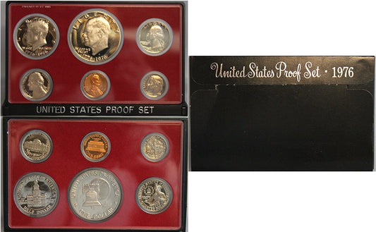 1976-S Proof S US Mint Proof Set Original Government Packaging Proof