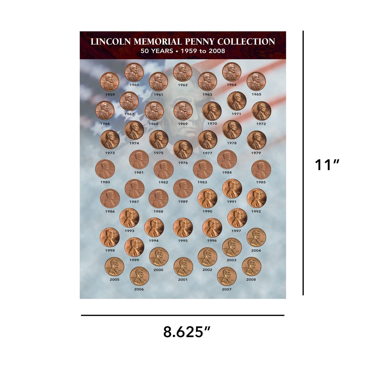 American Coin Treasures – 50 Years of Lincoln Memorial Pennies Collection