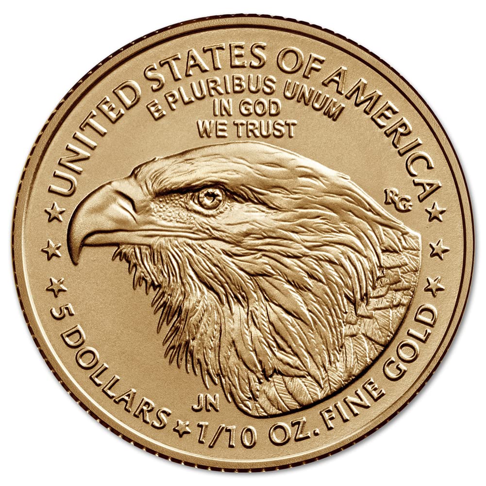 Mint State Gold 2023 $5 Gold Eagle – 1/10 oz BU, Original U.S. Mint Box!