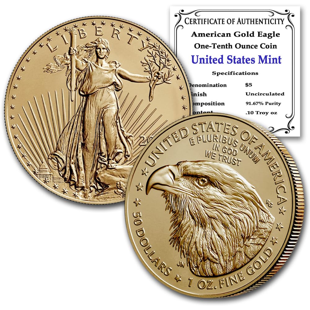 2021 1/4 oz Gold American Eagle Coin - Brilliant Uncirculated