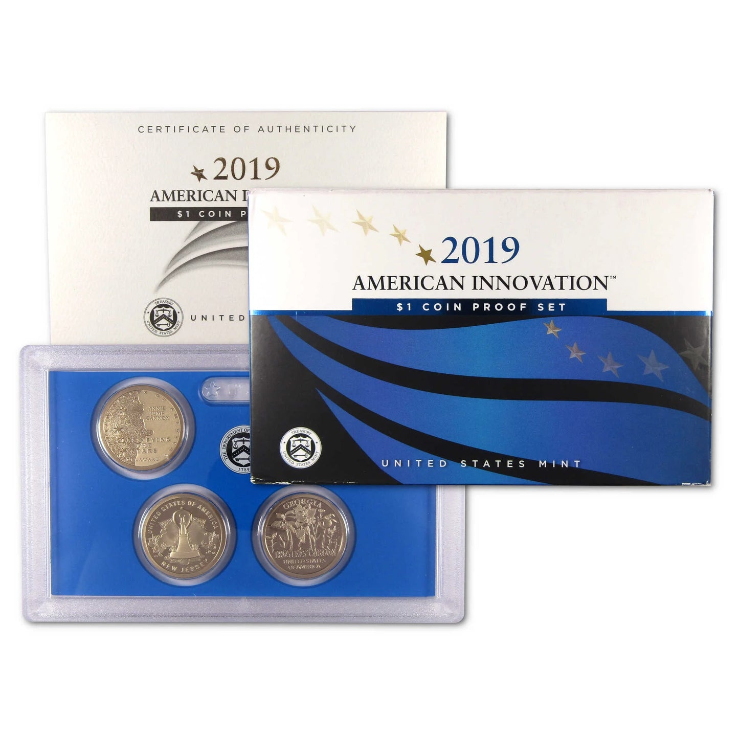 2019 American Innovation Dollar Proof Set U.S. Mint Packaging OGP COA