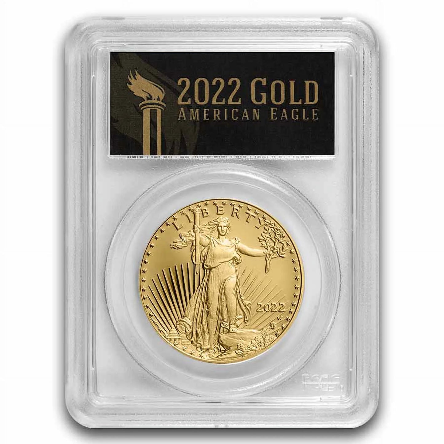 2022-W 4-Coin Proof Gold Eagle Set PR-70 PCGS (First Day, Black)