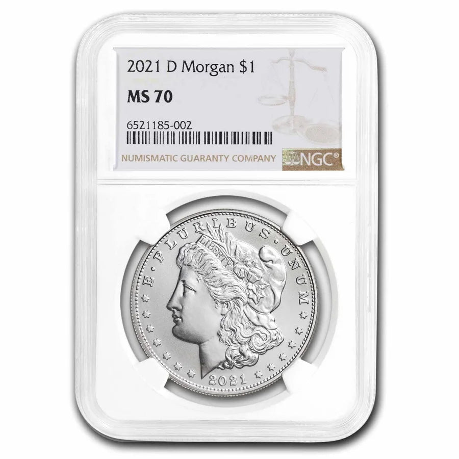 2021-D Silver Morgan Dollar MS-70 NGC