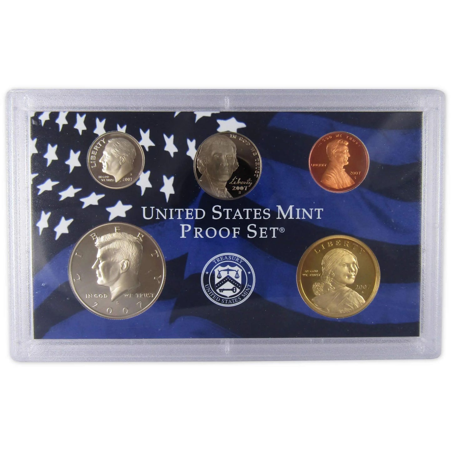 2007 Clad Proof Set U.S. Mint Original Government Packaging OGP COA