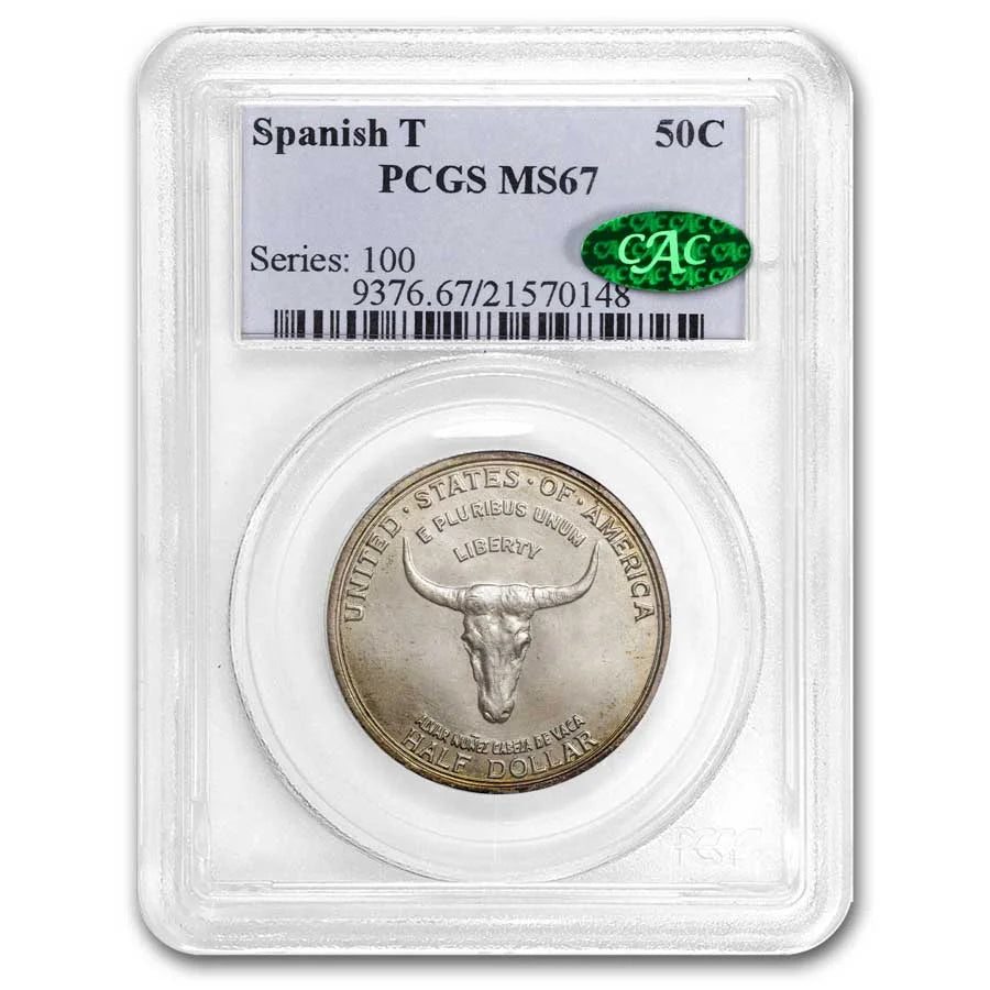 1935 Old Spanish Trail Half Dollar Commem MS-67 PCGS CAC