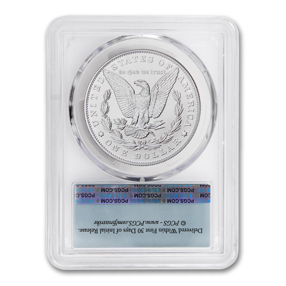 2023 American Morgan Silver Dollar Coin MS-70 (First Strike - Flag Label) $1 PCGS MS70