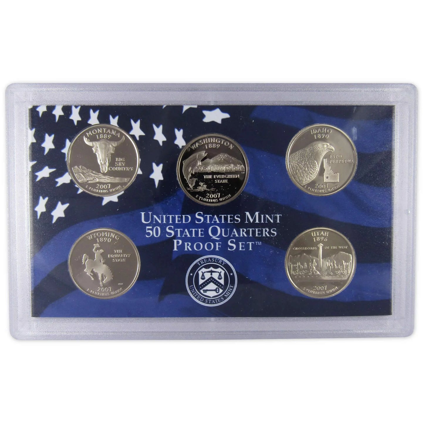 2007 Clad Proof Set U.S. Mint Original Government Packaging OGP COA