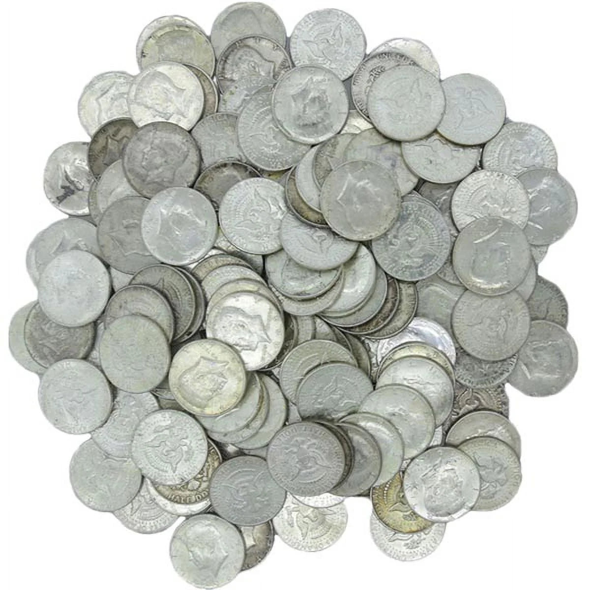 U.S. Mint $5 Face Value Bag of 1964 Kennedy Half Dollars - 90% Silver (.715 Oz of Silver for Every $1 Face Value) Bullion