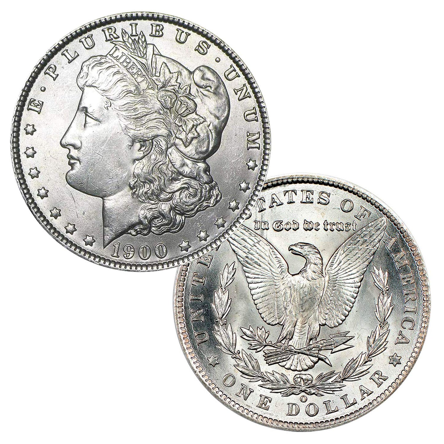 1900 O Morgan Silver Dollar BU $1 Brilliant Uncirculated