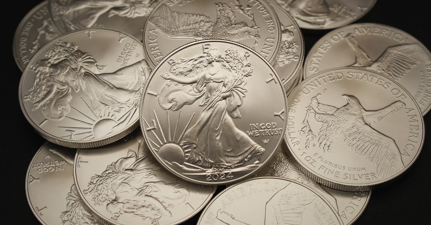 Discover the 2024 1 oz American Eagle Silver Bullion Coin in Brilliant Uncirculated Condition!