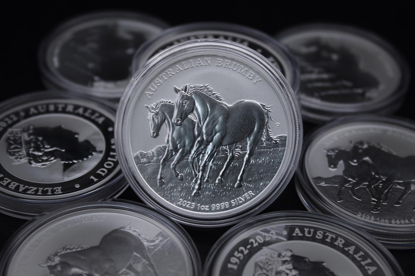 Rare 2023-P Australian Silver Brumby Horse Coin - BU in Capsule & COA!