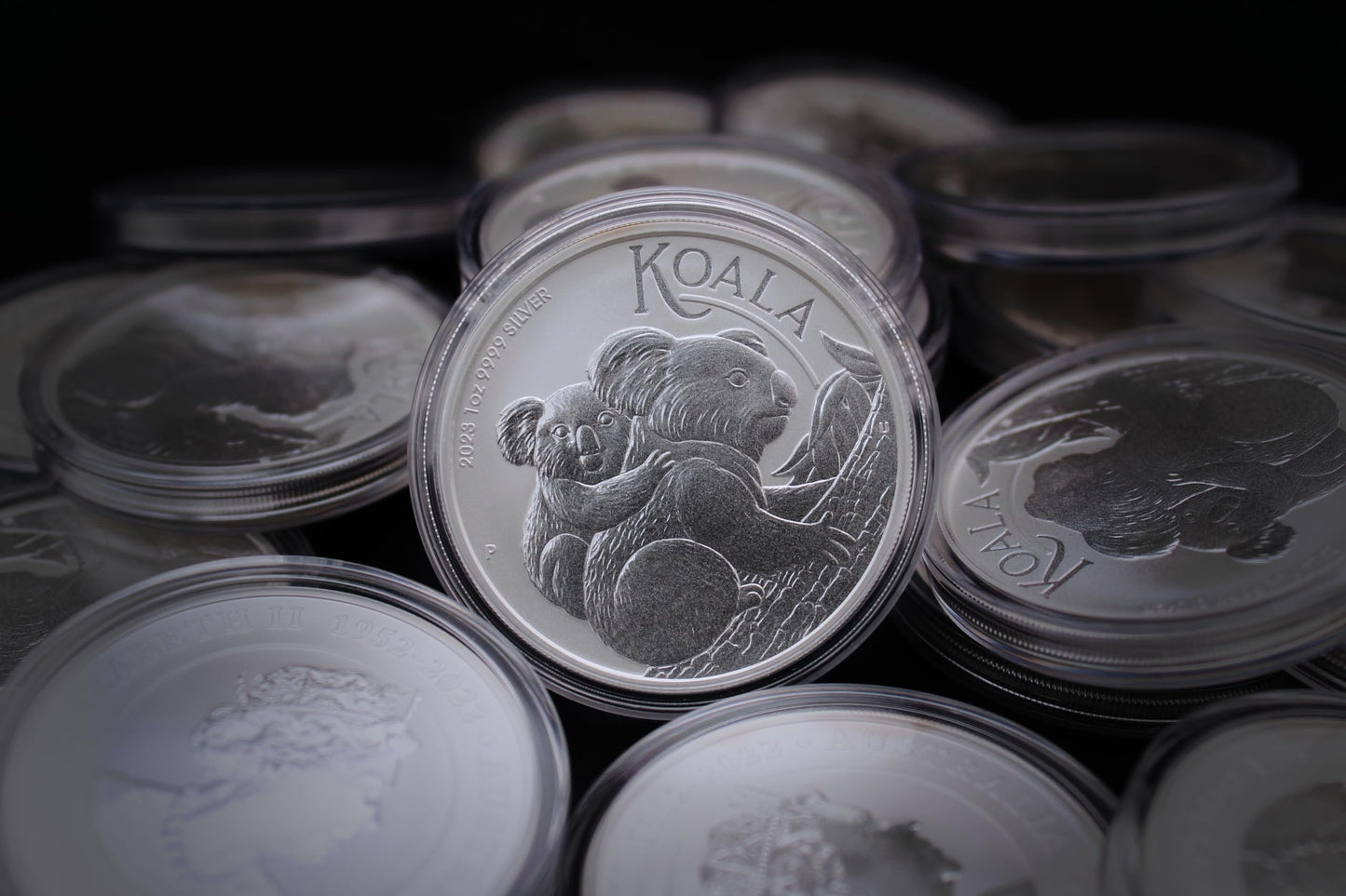 Collectible 1 oz Australian Silver Koala Coin - BU Condition, COA & Capsule