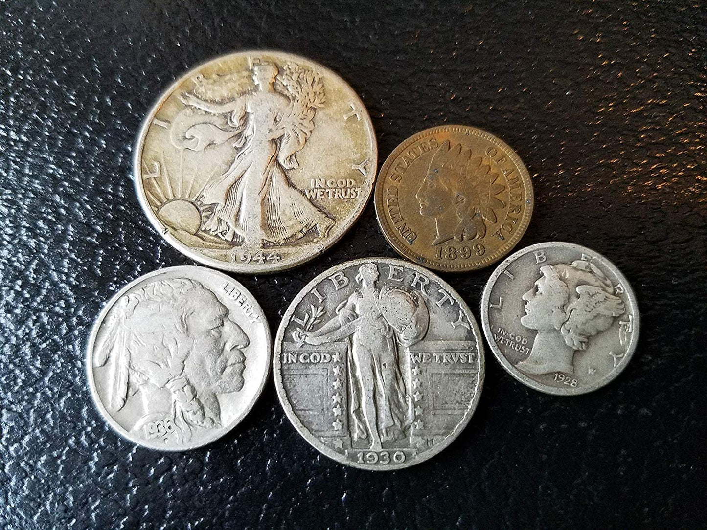 Rare U.S. Silver Coins 5-Coin Collection