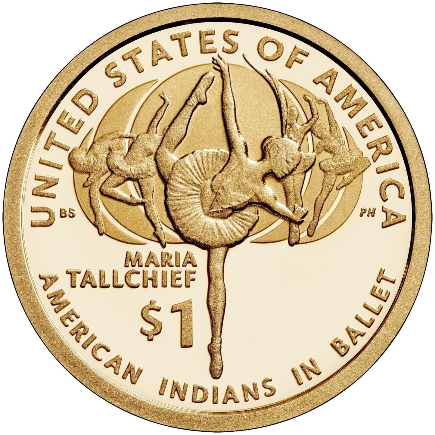 Collectible 2023 S Sacagawea Dollar: Maria Tallchief Ballet Edition, Proof”