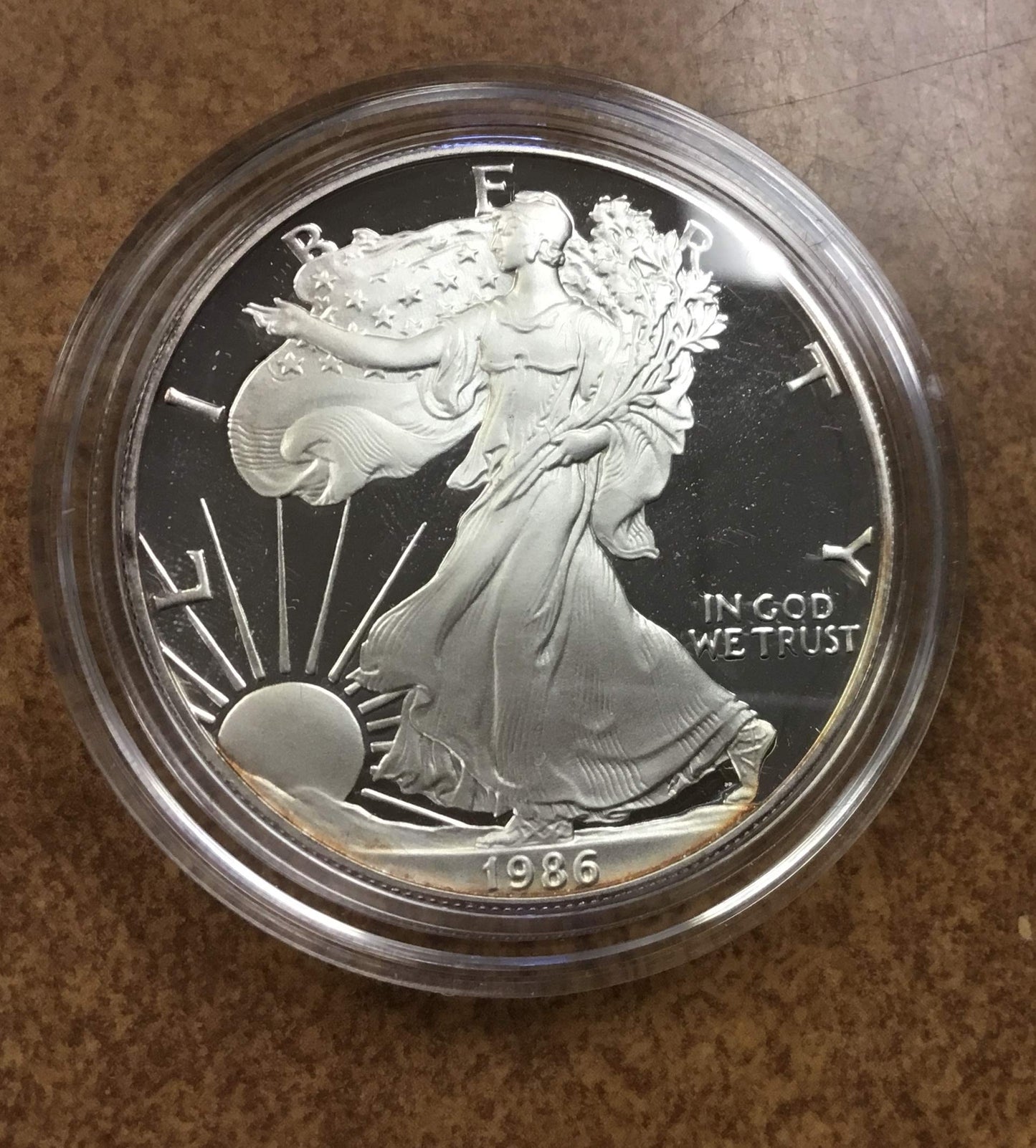 1986-S American Silver Eagle $1 Proof US Mint