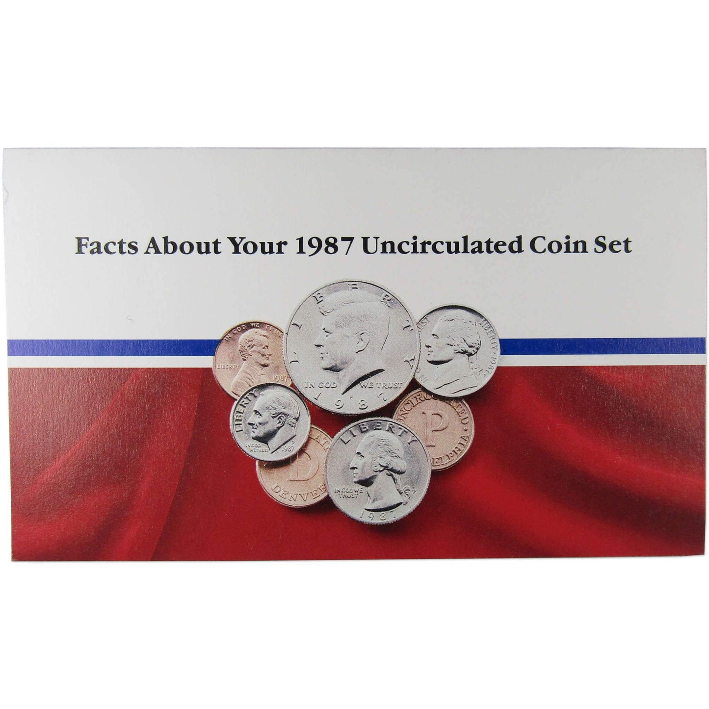 1987 Uncirculated Coin Set U.S Mint Original Government Packaging OGP