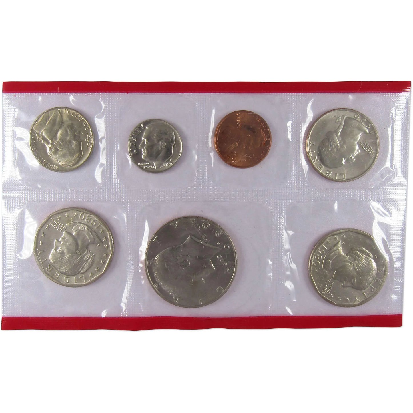 1980 Uncirculated Coin Set U.S Mint Original Government Packaging OGP