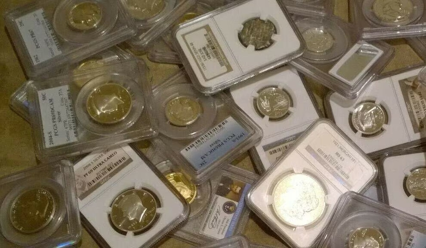 Estate Sale Old US Coin PCGS NGC Graded 2 Slabs Lot