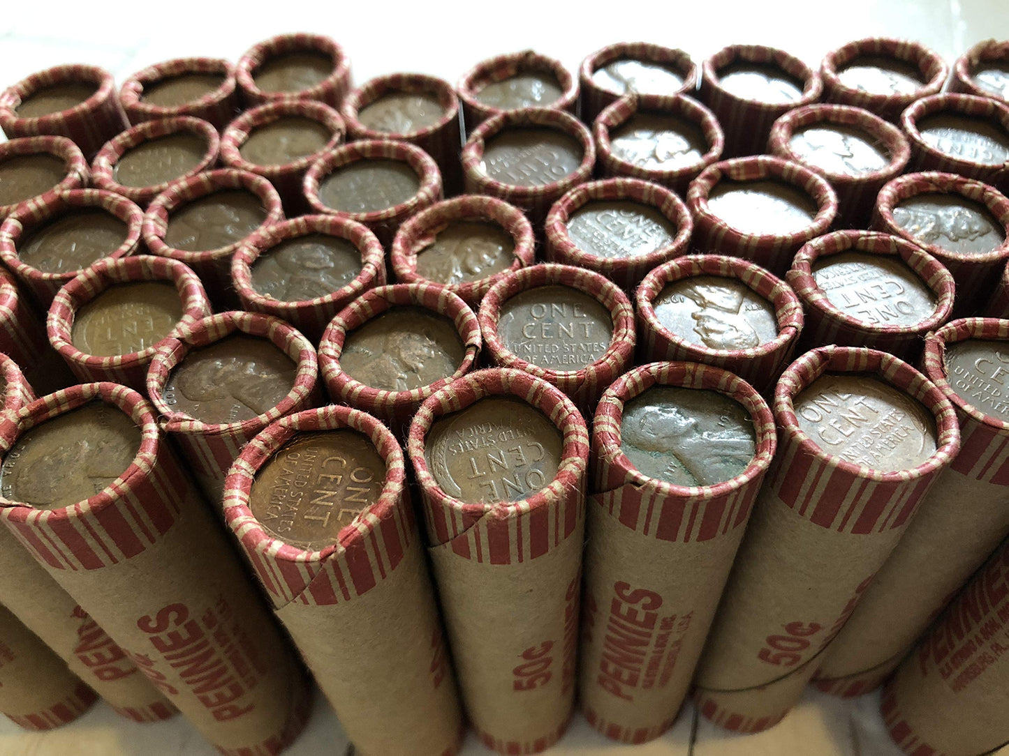 Historic Wheat Penny Roll: Rare Indian Head & Lincoln Cents, 1909-1958”